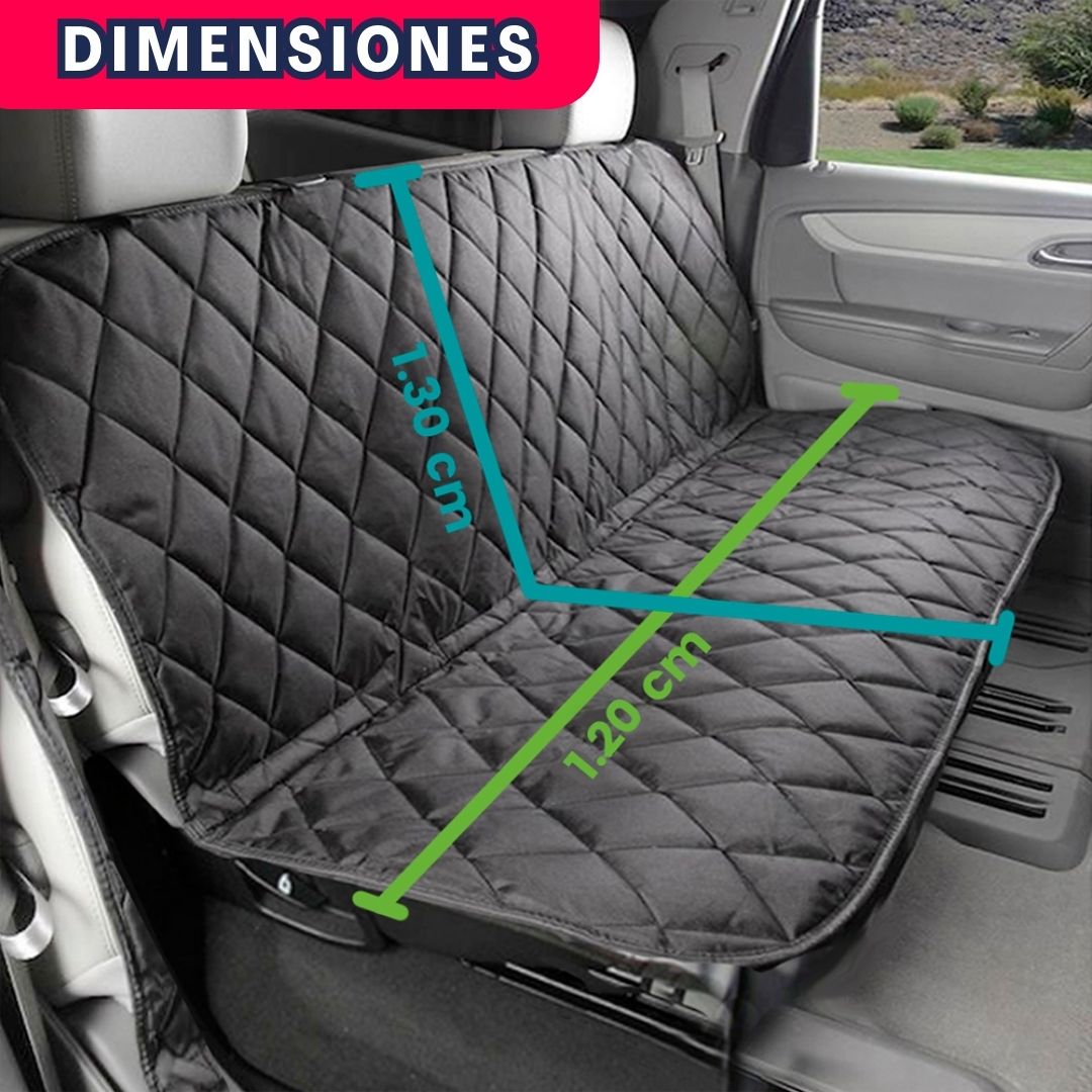 CARCOVER™:PROTECTOR DE ASIENTO PARA CARRO 3 PUESTOS | 100% IMPERMEABLE