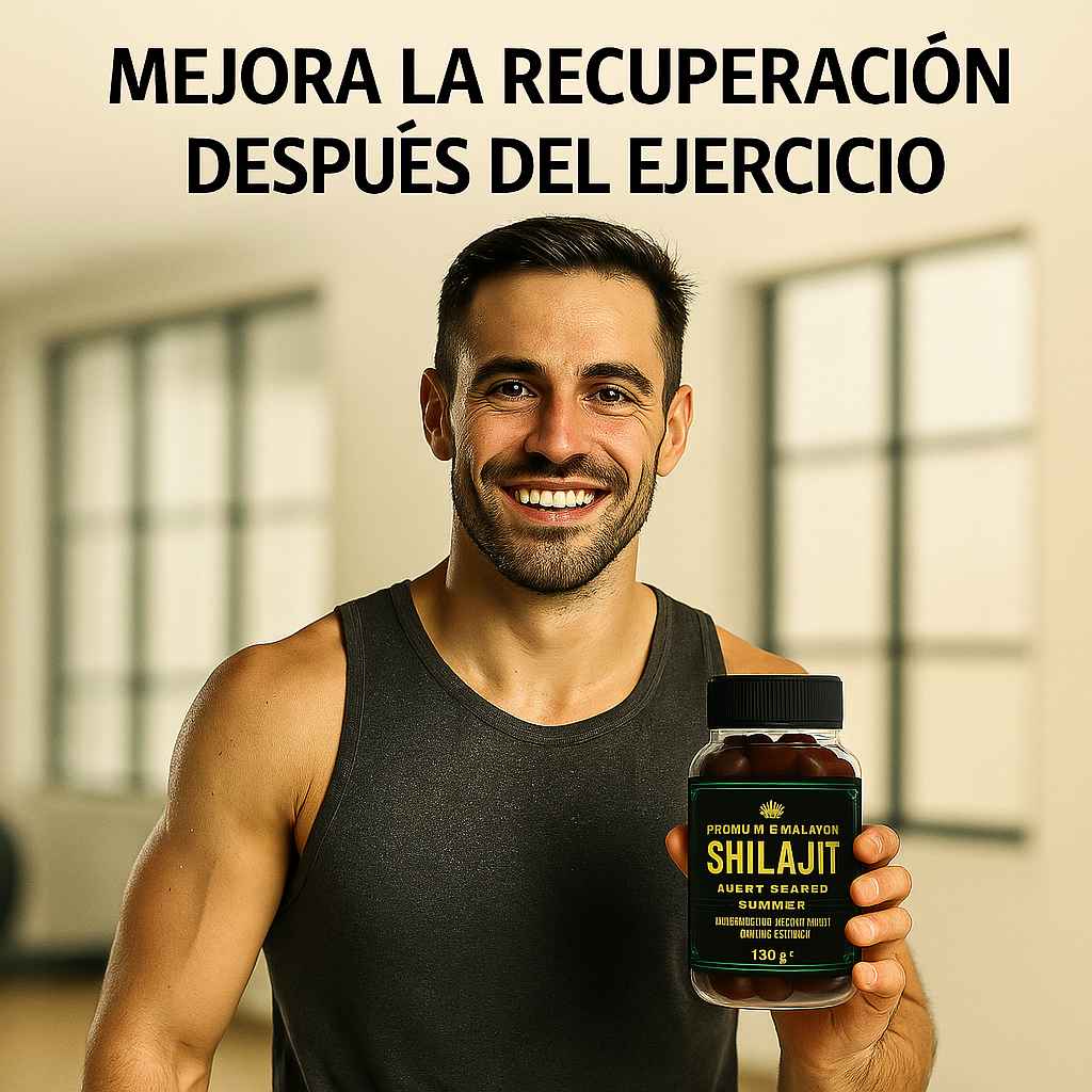 Shilajit en gomas | Guía Práctica:“Energía, Fuerza y Testosterona” ¡GRATIS!