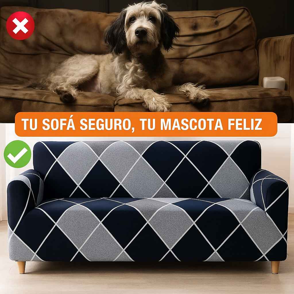 CouchCover™: Funda ajustable para sofá | Obsequio: Guía Digital