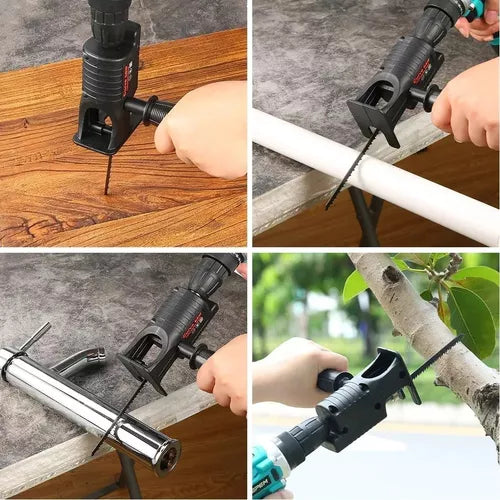 DRILLMASTER™: ADAPTADOR DE TALADRO A SIERRA