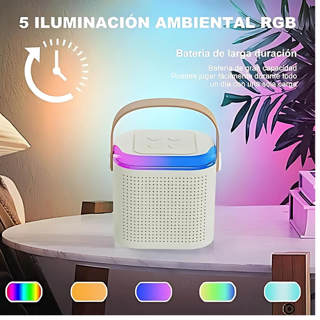 KaraokeKids™: Karaoke portátil | Diversión sin límites| Obsequio: 1 Microfono Adicional