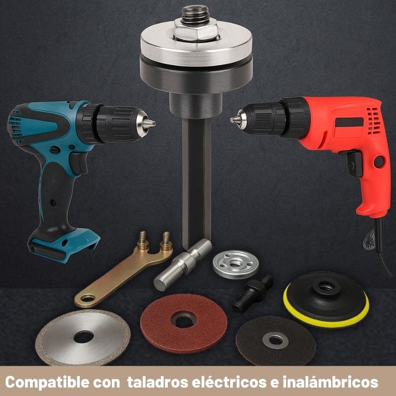 DrillMax®: Adaptador de disco para taladro