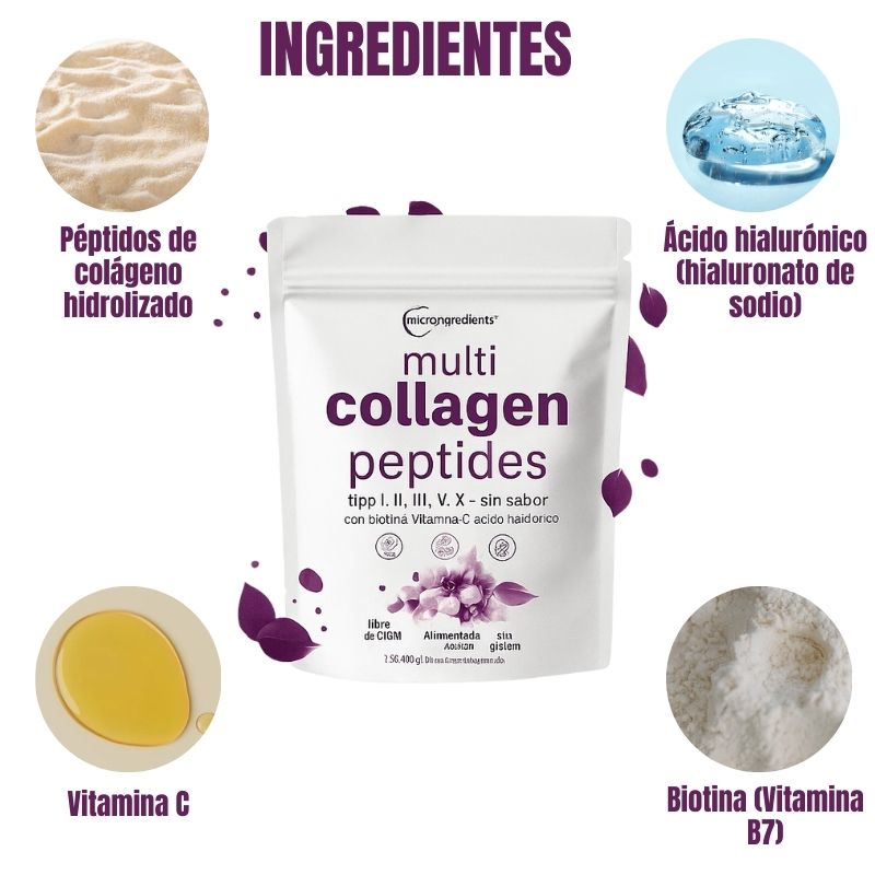 MultiCollagen™: Para una piel con menos lineas de expresión.