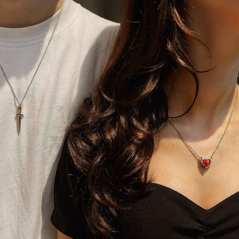 HeartBlade™: Collar corazón y collar espada | Promo 2X1