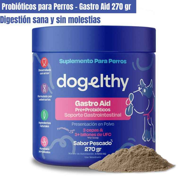Probióticos para Perros - Gastro Aid 270 gr
