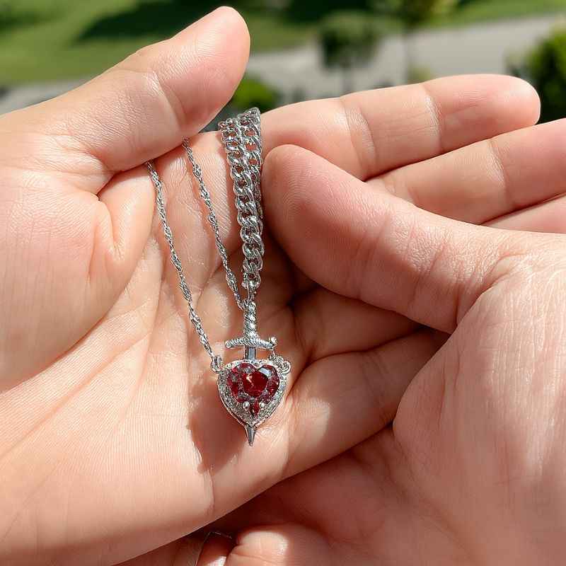 HeartBlade™: Collar corazón y collar espada | Promo 2X1