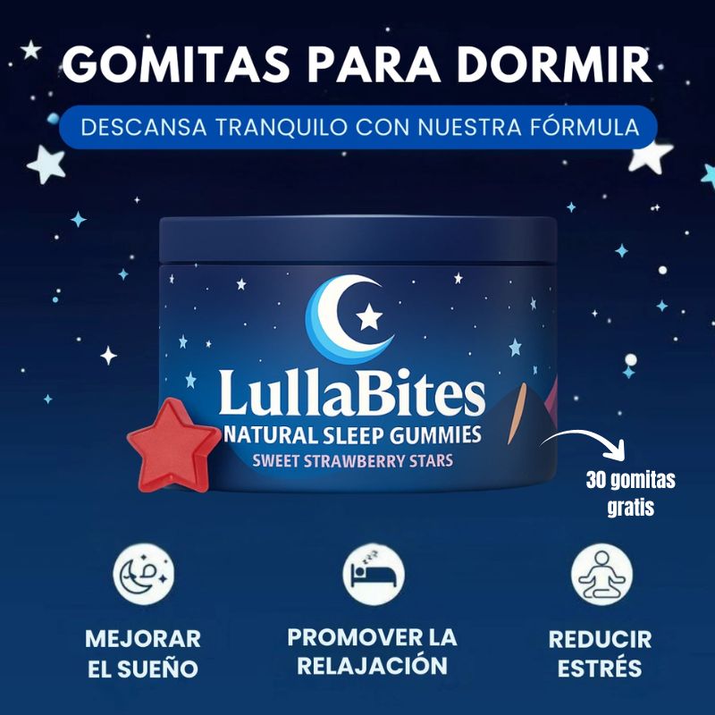 Lullabites™: Gomitas Para Dormir, Duerme profundo, despierta renovado