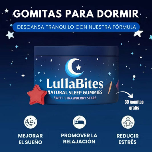 Lullabites™: Gomitas Para Dormir, Duerme profundo, despierta renovado