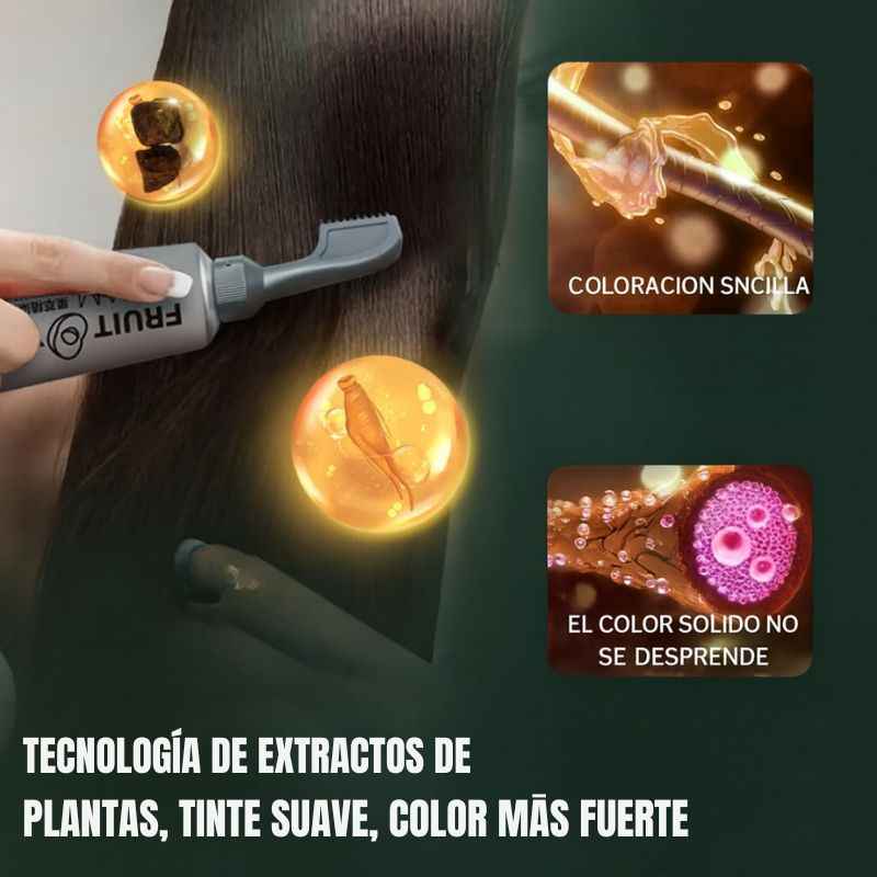 Tinte natural para el cabello +Regalo : Peine Aplicador