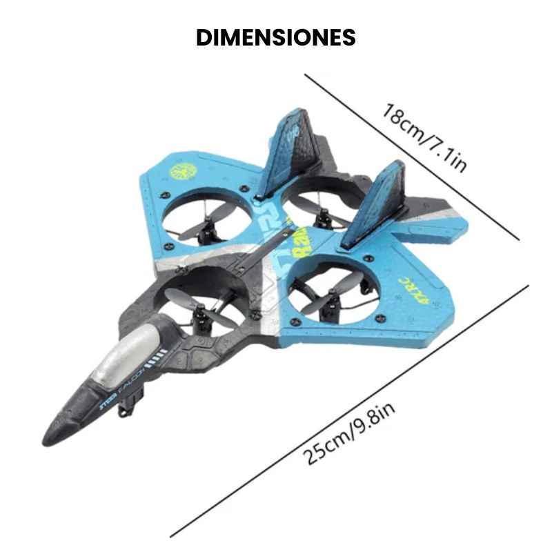 Avión Steer Falcon 4XRC 360° Con Control Remoto | El mejor regalo para Navidad 🎁