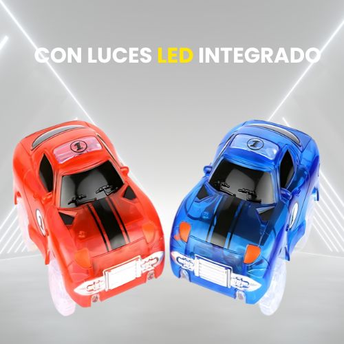 MAGIC TRACKS™: PISTA DE CARRERAS 360 PIEZAS CON LUCES