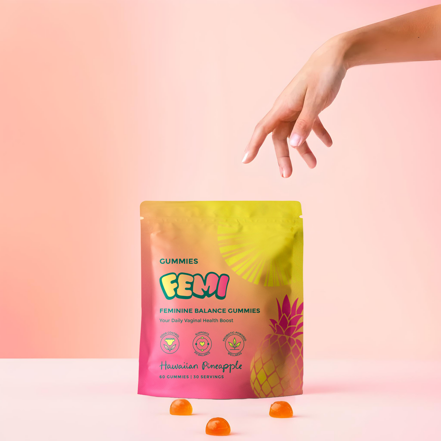 Gomitas FEMI™: Probióticos íntimos con sabor y naturalidad