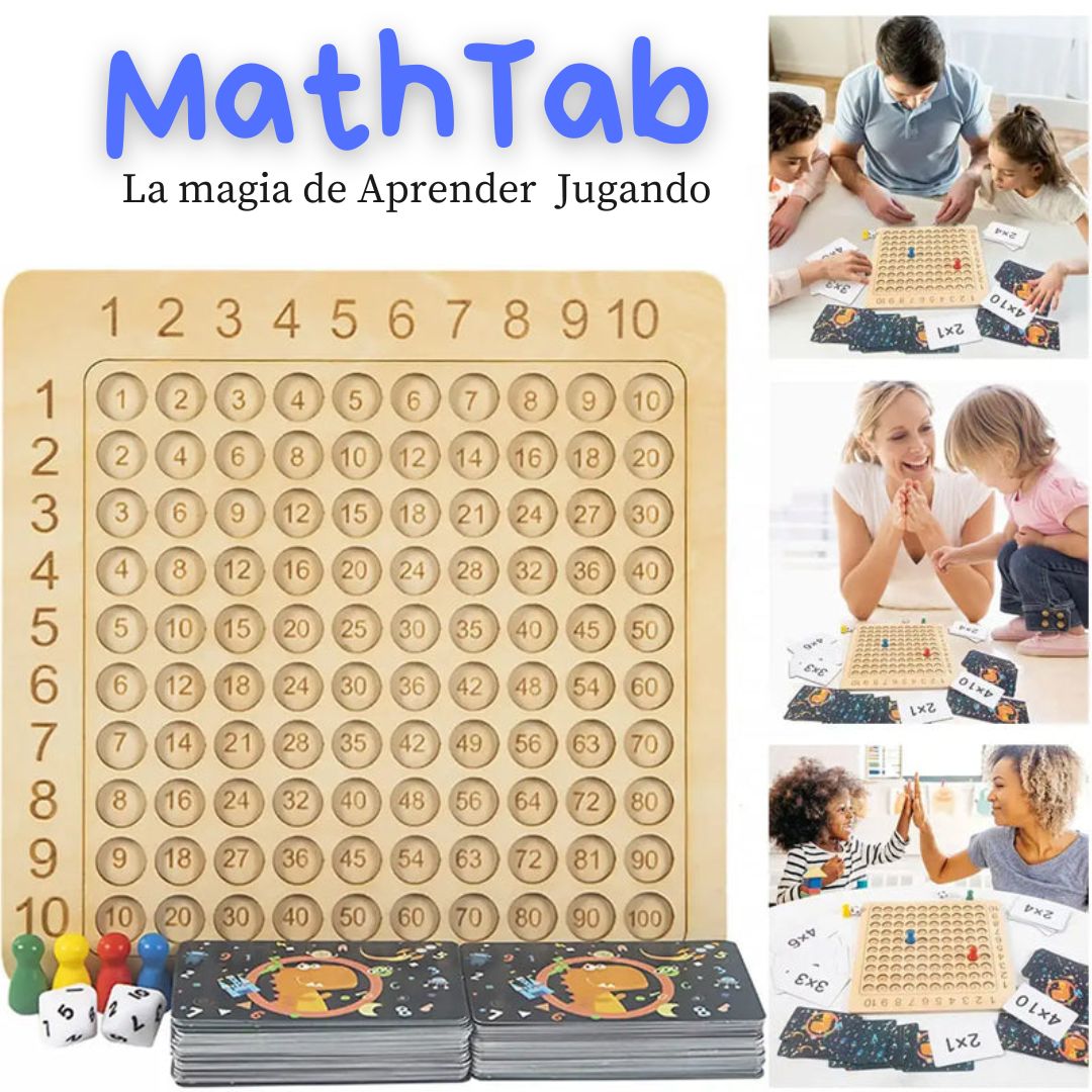 MATHTAB™: LA MAGIA DE APRENDER JUGANDO CON LAS TABLAS DE MULTIPLICAR ¡SUPER OFERTA🔥!