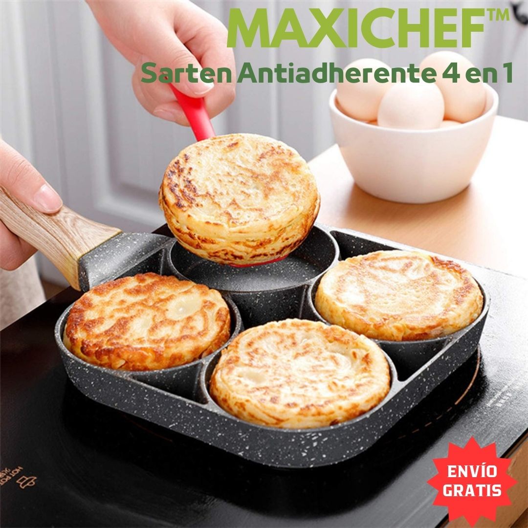 MAXICHEF™:SARTÉN ANTIADHERENTE 4 EN 1