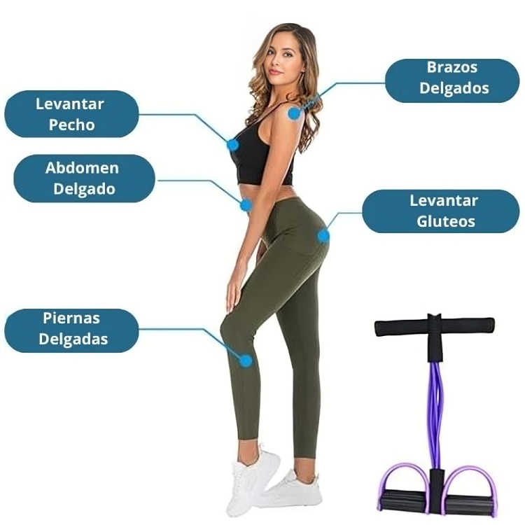 FIT BAND™: BANDA ELÁSTICA TONIFICACIÓN MUSCULAR ¡OFERTA 48% OFF 🔥 !