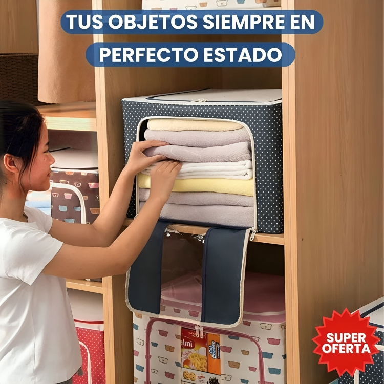 ORGANIZADOR PLEGABLE RÍGIDO | AHORRA 60% ESPACIO EN TU CLOSET
