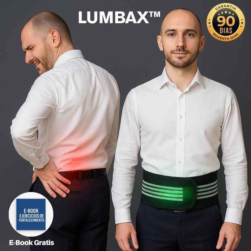 Lumbax™: Cinturón Lumbar Ciática + E-book Gratis