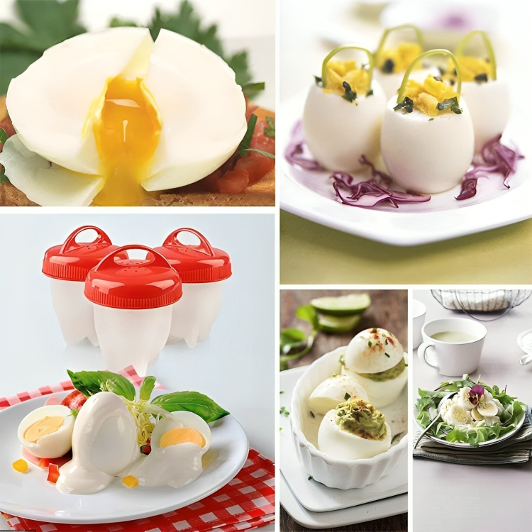 EGG BOILER®: HERVIDOR DE HUEVOS DE SILICONA x 6
