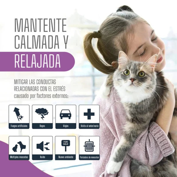 CALMPET™: COLLAR CALMANTE MASCOTAS | PAZ INMEDIATA PARA TU PELUDO