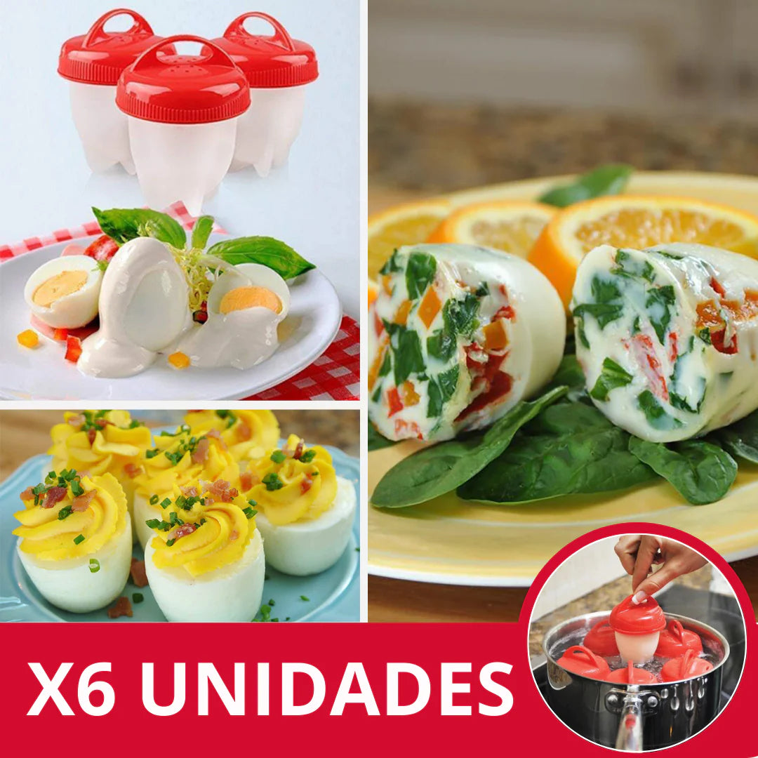 EGG BOILER®: HERVIDOR DE HUEVOS DE SILICONA x 6