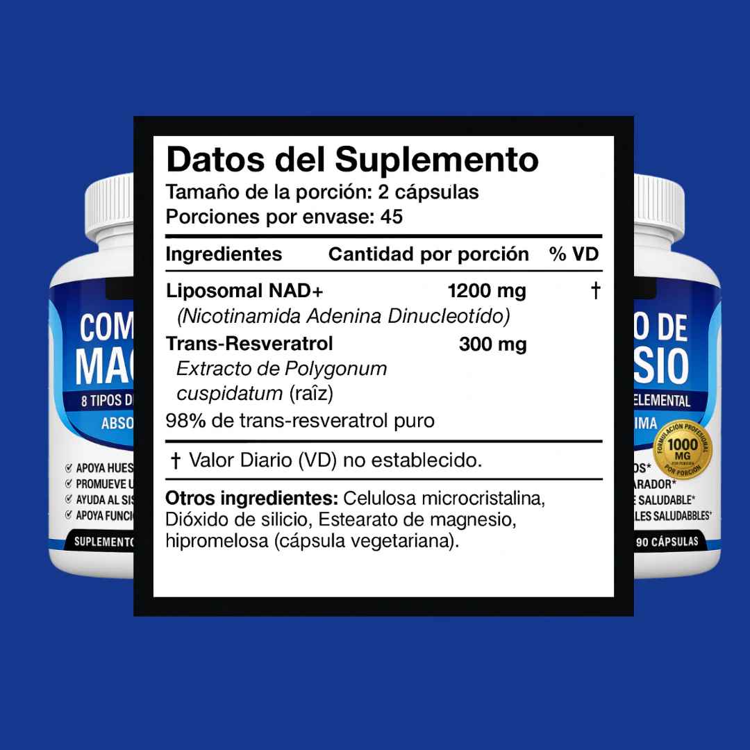 Magnesium Complex 8 en 1 | Energía, descanso y recuperación