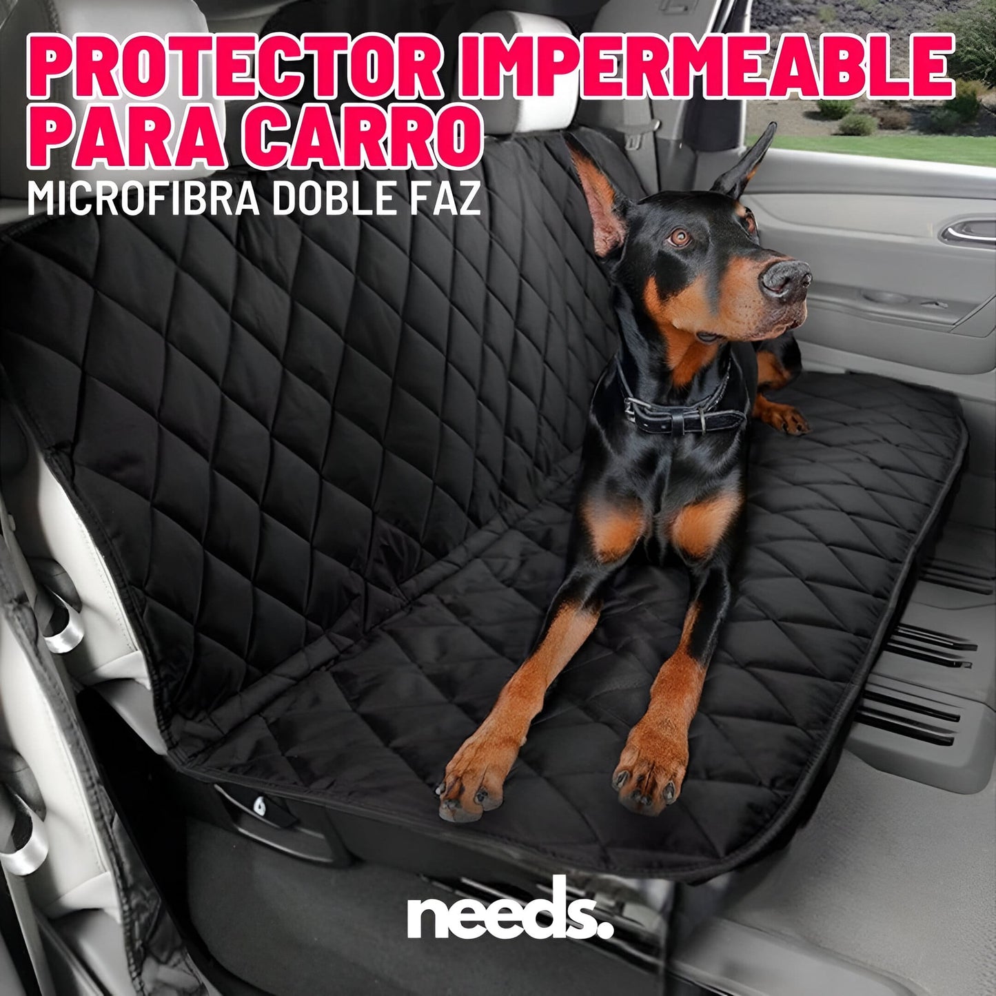CARCOVER™:PROTECTOR DE ASIENTO PARA CARRO 3 PUESTOS | 100% IMPERMEABLE