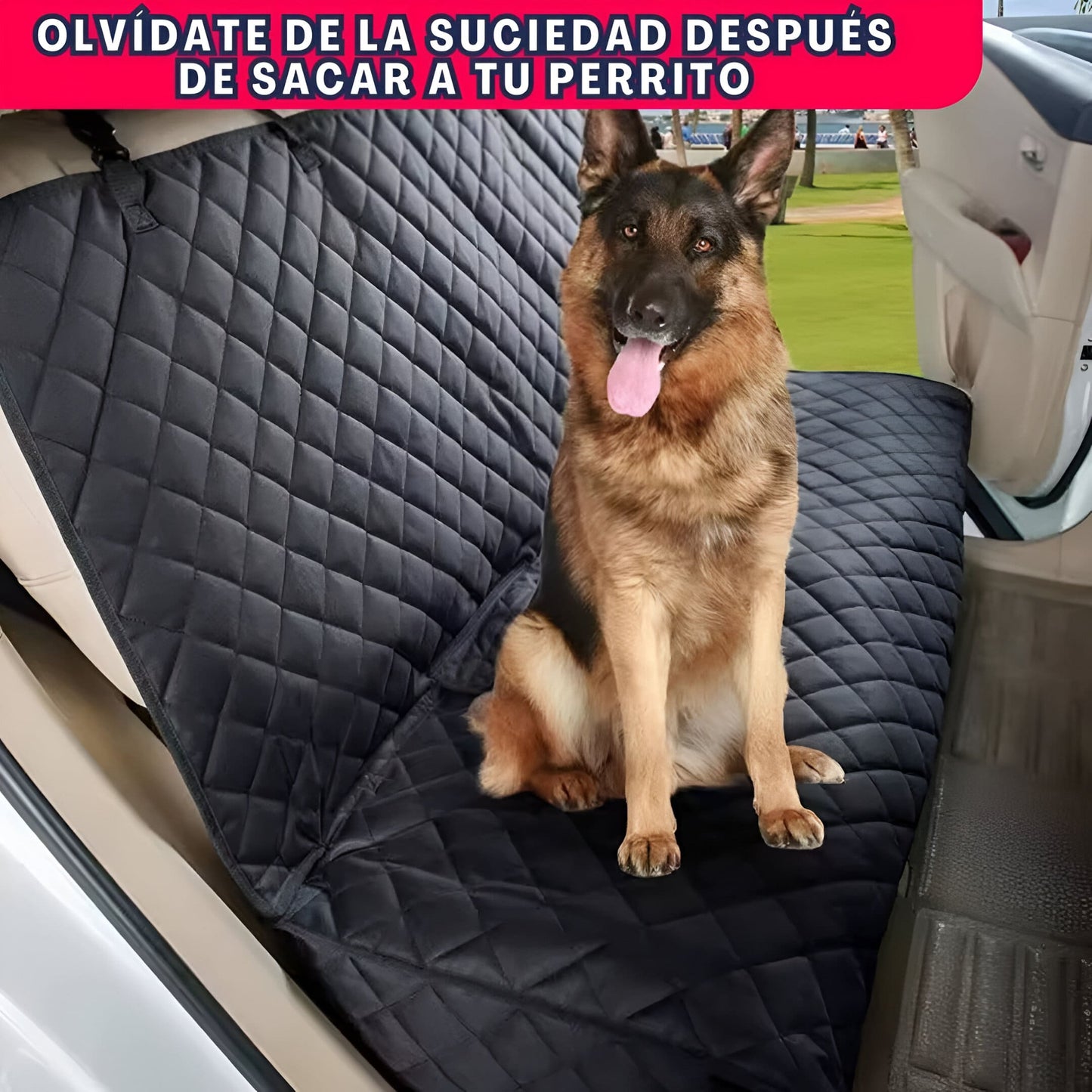 CARCOVER™:PROTECTOR DE ASIENTO PARA CARRO 3 PUESTOS | 100% IMPERMEABLE