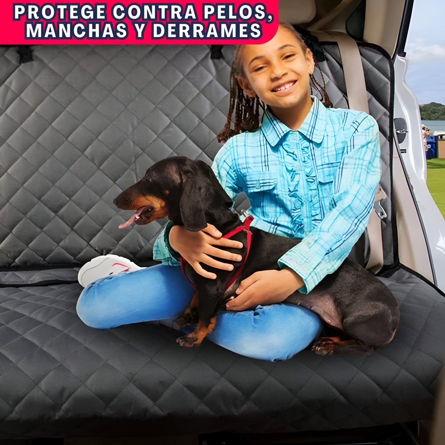 CARCOVER™:PROTECTOR DE ASIENTO PARA CARRO 3 PUESTOS | 100% IMPERMEABLE