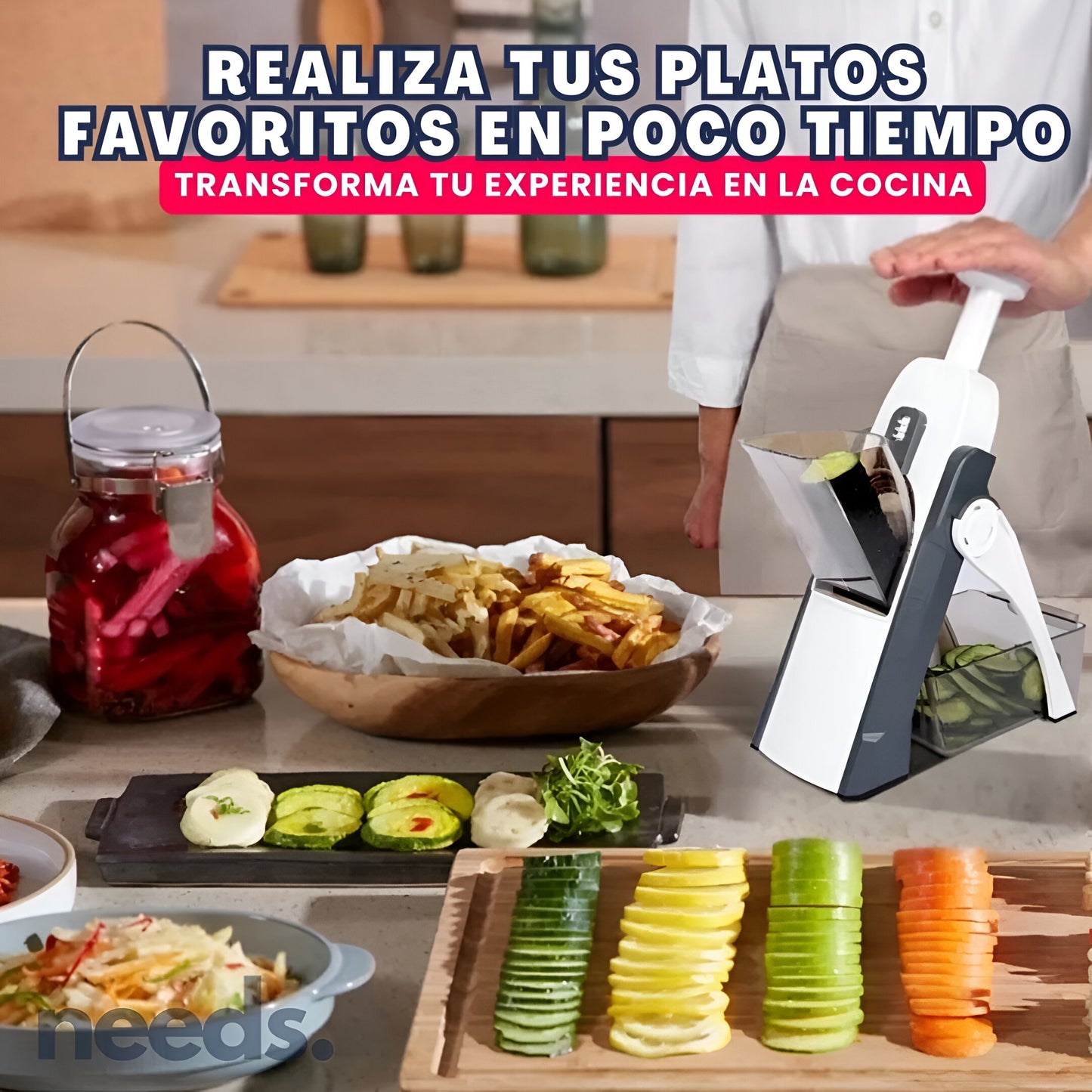 EASYCHOP™: PICADOR DE FRUTAS Y VERDURAS PREMIUM | AHORRA TIEMPO EN LA COCINA