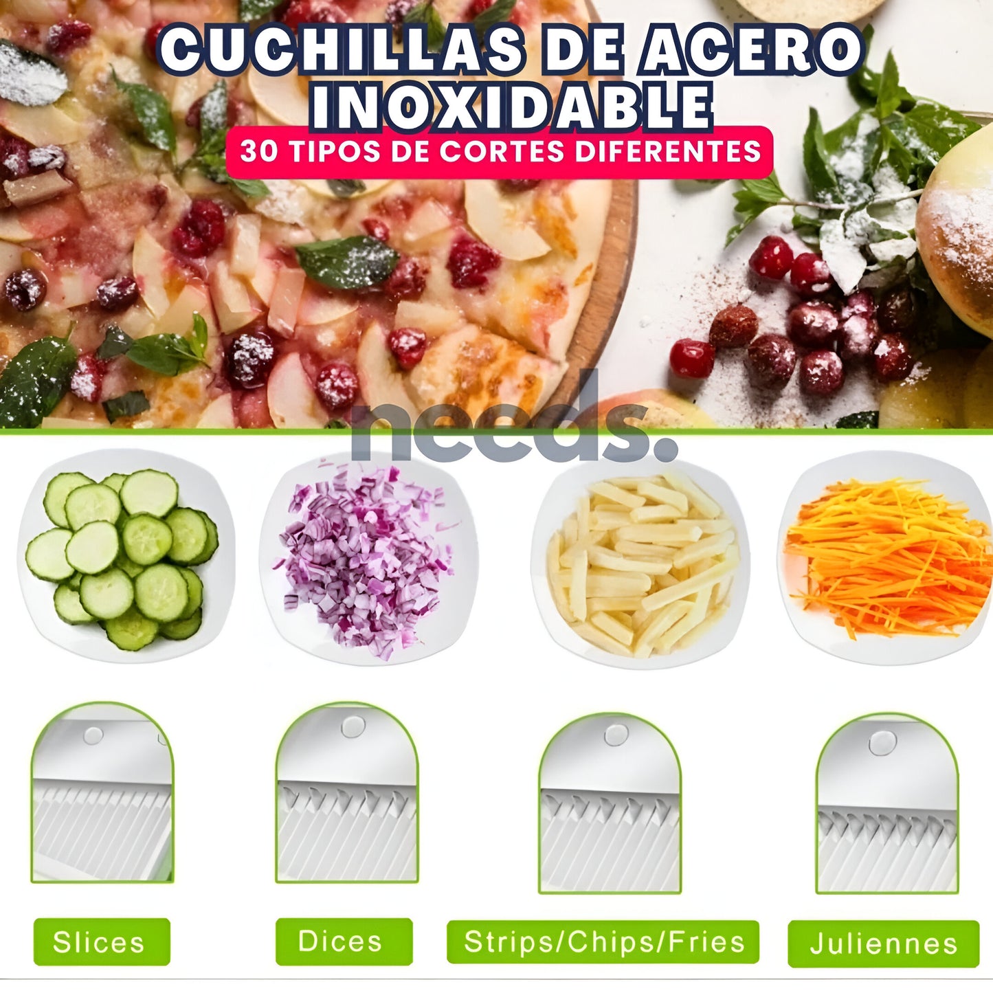 EASYCHOP™: PICADOR DE FRUTAS Y VERDURAS PREMIUM | AHORRA TIEMPO EN LA COCINA
