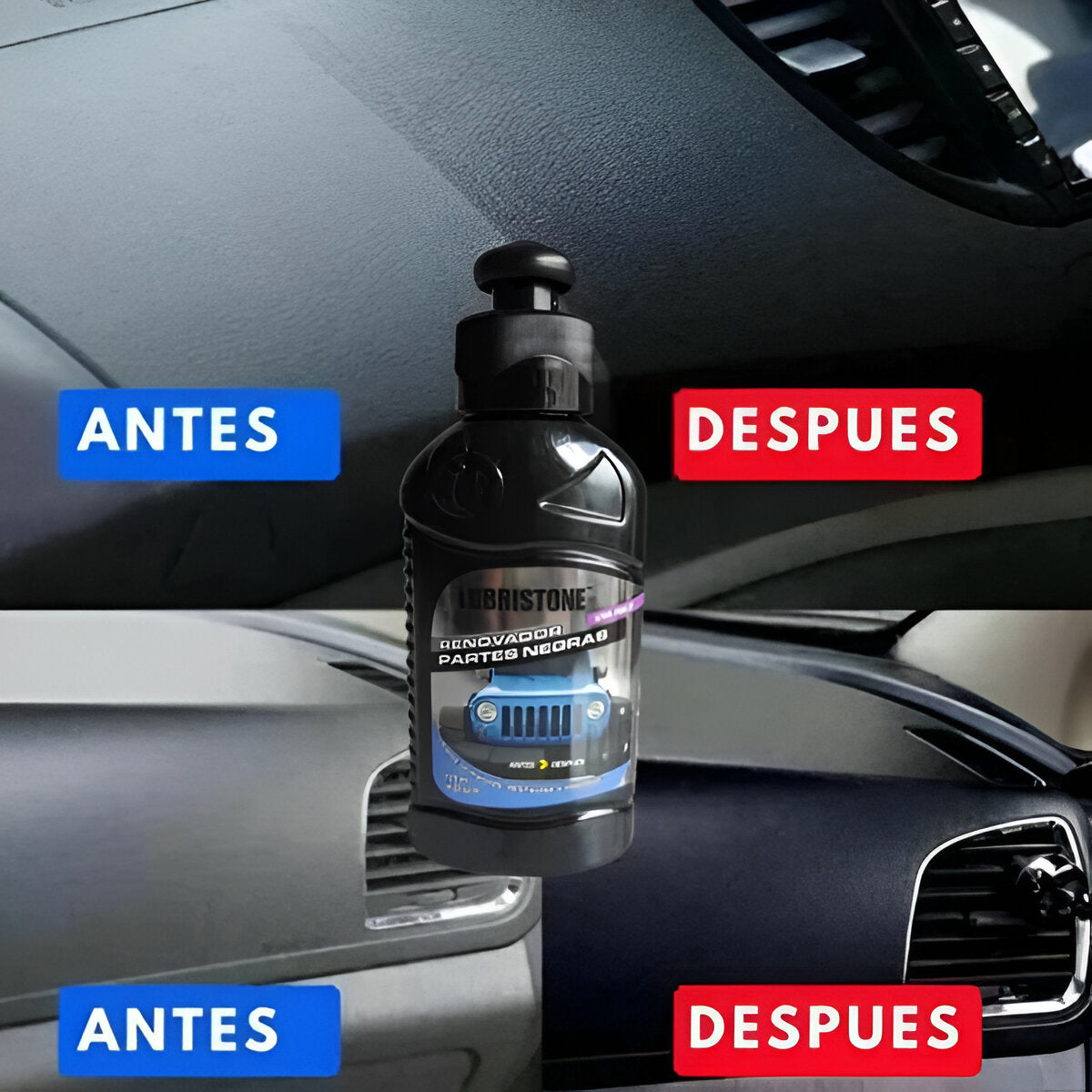 LUBRISTONE™: RENOVADOR DE PIEZAS NEGRAS 125 ml | TU CARRO COMO NUEVO, EN MINUTOS