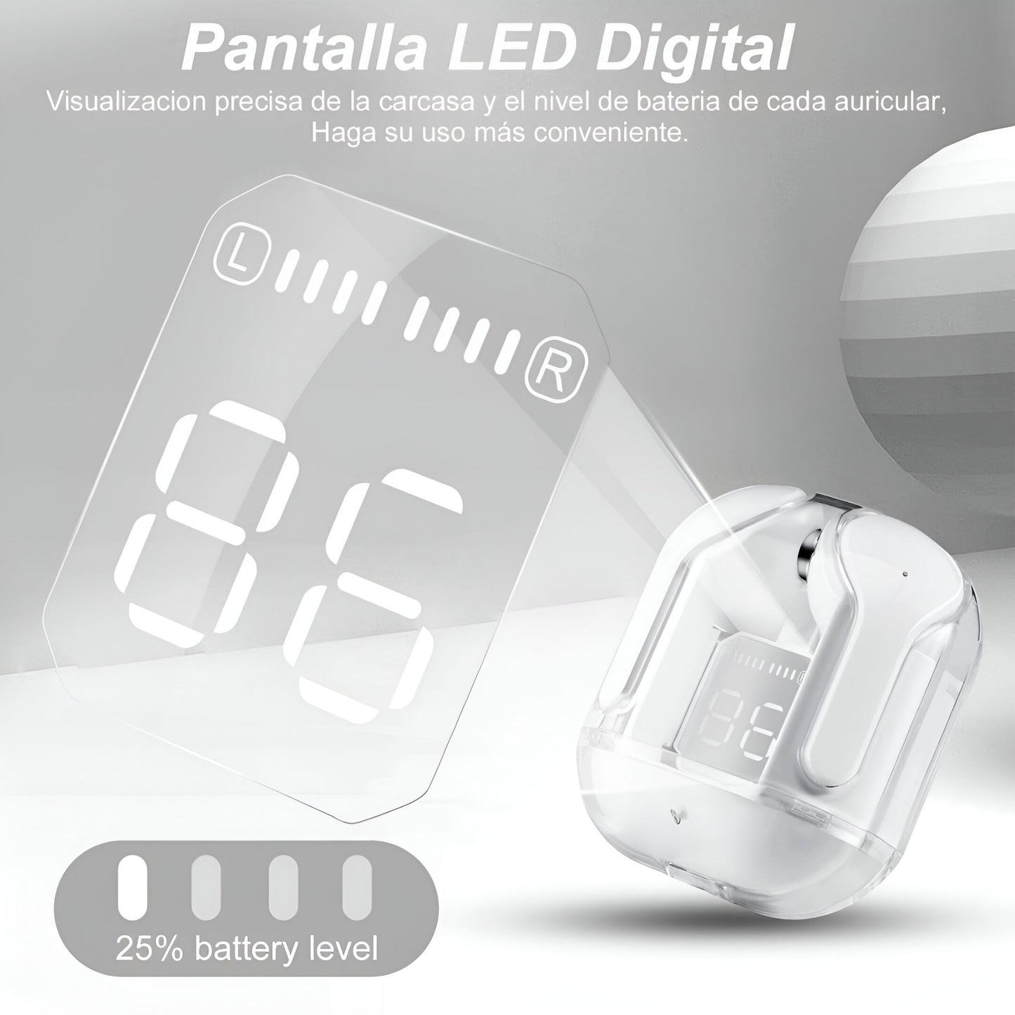 ULTRAPODS MAX™: AUDÍFONOS INALAMBRICOS SONIDO 4D ENVOLVENTE