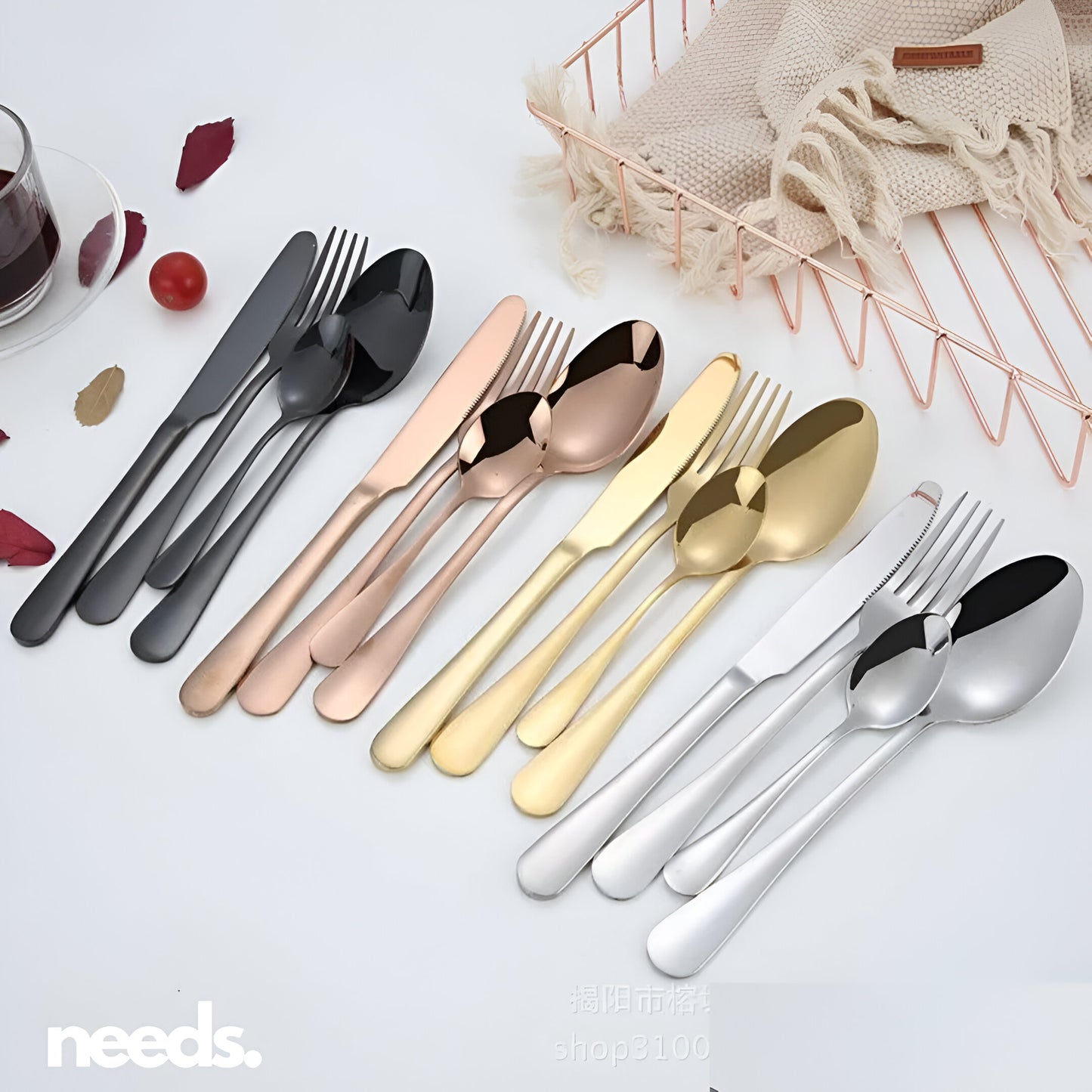 CUTLERYPRO™: SET CUBIERTOS DE LUJO POR 24 PIEZAS
