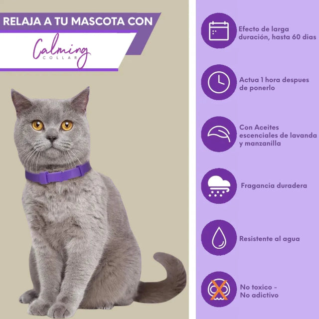 CALMPET™: COLLAR CALMANTE MASCOTAS | PAZ INMEDIATA PARA TU PELUDO