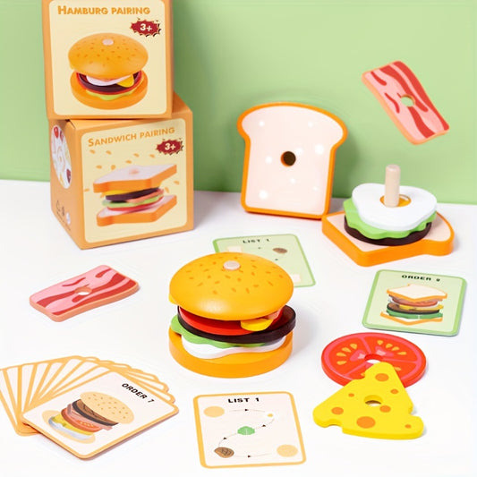 ChefPlay™: Juego Montessori de Madera para Crear Deliciosas Recetas | Obsequio: Guía de Estimulación Vocal infantil