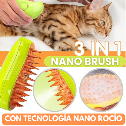 Nano Brush: Revitaliza la piel y el pelaje de tu gato