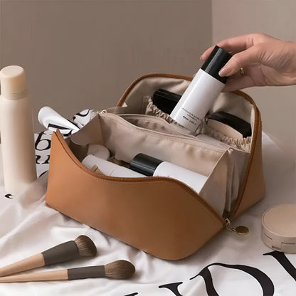 ELGANCEBAG™: ORGANIZADOR PREMIUM DE MAQUILLAJE | OBSEQUIO: SET DE BROCHAS CON ESPEJO