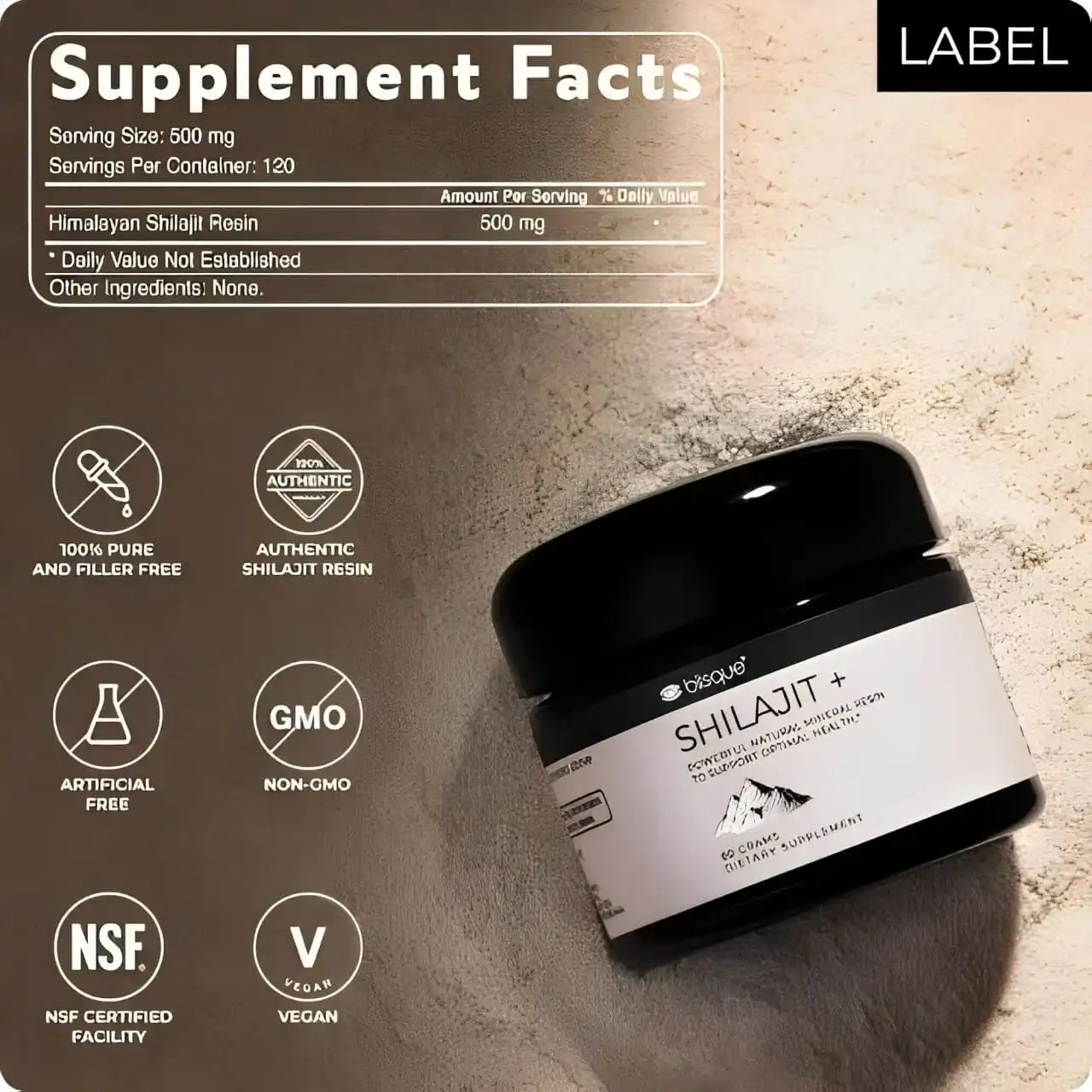 Shilajit + : Resina Natural del Himalaya |  Paga 1 lleva 2