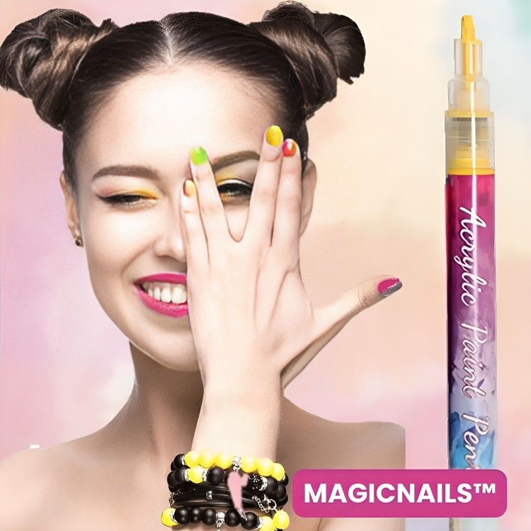 MAGICNAILS™: KIT X 12 MARCADORES PARA DECORAR TUS UÑAS | DISEÑA, BRILLA Y DESLUMBRA