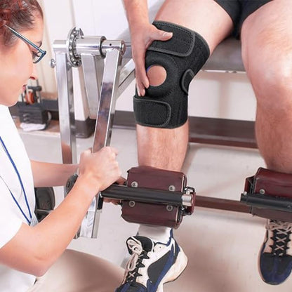 KNEEBRACE™: RODILLERA ORTOPEDICA AJUSTABLE UNISEX | OBSEQUIO: MUÑEQUERA ORTOPEDICA