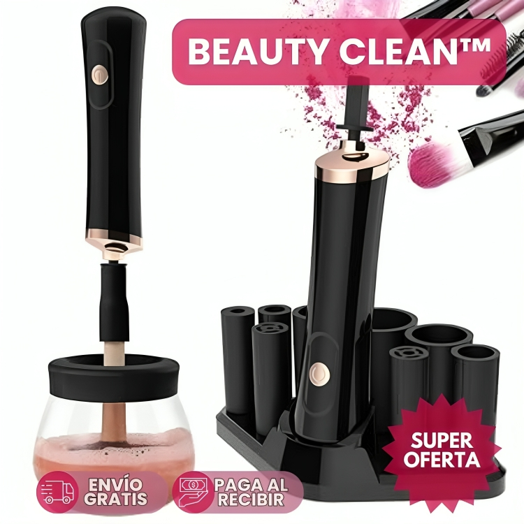 BEAUTY CLEAN™: LIMPIADOR Y SECADOR  DE BROCHAS ELÉCTRICO PREMIUM