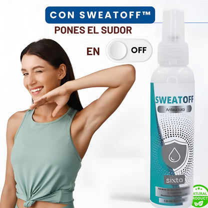 SWEATOFF™: ANTISUDORAL 120 ML | TU PIEL SUAVE Y SIEMPRE SECA