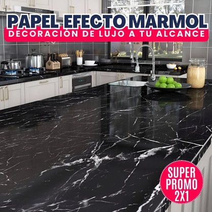 LUXMARBLE™:PAPEL MARMOLIZADO DE LUJO (60cm x 2m) | PAGA 1 LLEVA 2