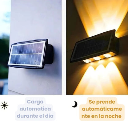 Lamparas de aplique solar para exteriores