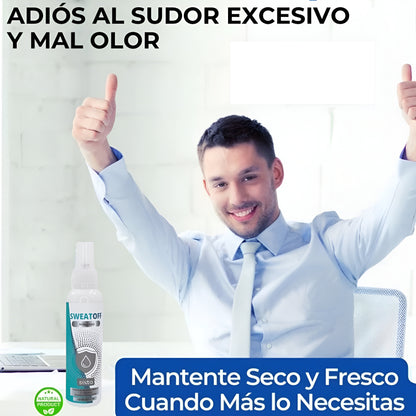 SWEATOFF™: ANTISUDORAL 120 ML | TU PIEL SUAVE Y SIEMPRE SECA