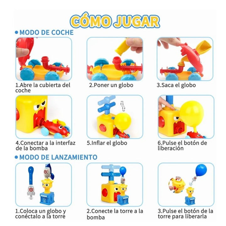 MagicBall™: Kit de juguetes Aerodinámicos Impulsadores con globos