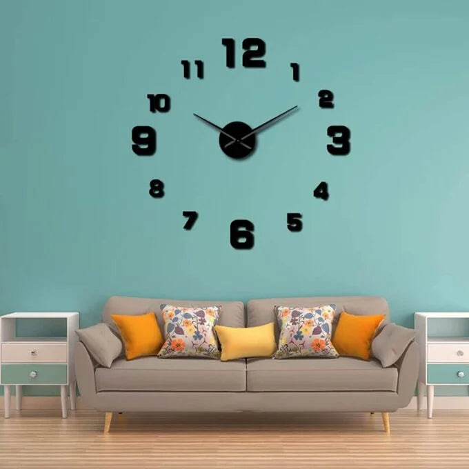 RELOJ DE PARED 3D | TRANSFORMA TUS ESPACIOS, SIN ESFUERZO