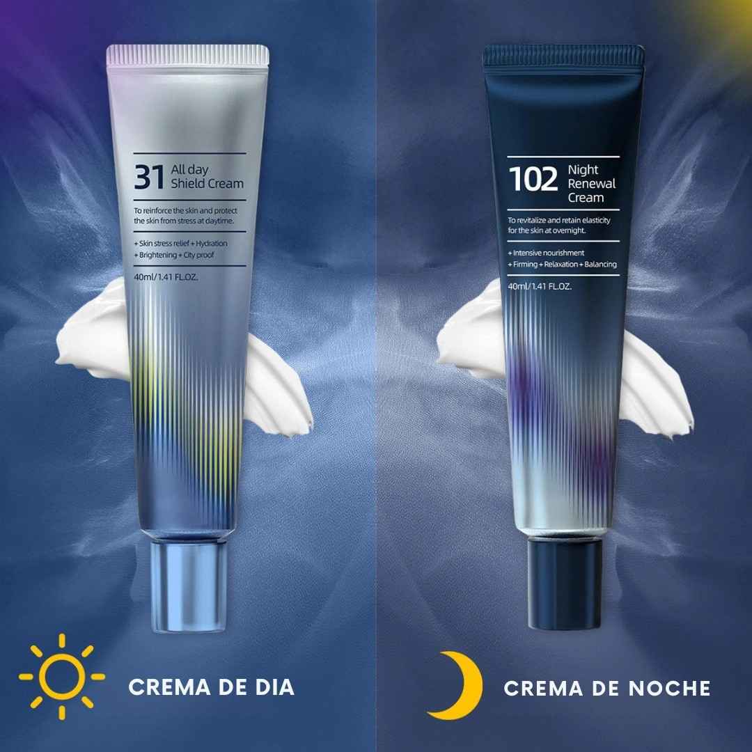 Crema facial reparadora día y noche