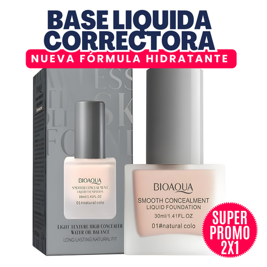 BASE CORRECTORA BIOAQUA (OFERTA 2X1)