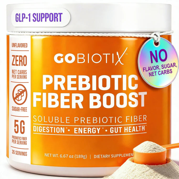 Gobiotix: Suplemento de fibra prebiótica: Ayuda a la salud intestinal y la regularidad digestiva